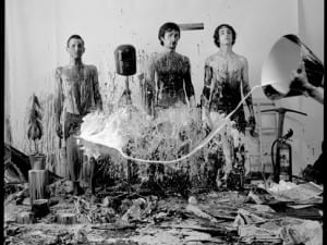 Jorge Brantmayer, from the series: Action Painting/White/Black/Grey, 2008