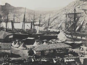 Roger Fenton, Cossack Bay, Balaklava, 1855.