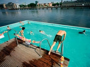 Reiner Riedler, Badeschiff at Arena in the river Spree, Berlin, Germany. Fake Holidays. © Reiner Riedler / Anzenberger.