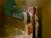 Tim Walker, Lily Donaldson and Blue Spitfire, 2009. Glemham Hall, Suffolk. Tim Walker, Lily Donaldson and Blue Spitfire, 2009. Glemham Hall, Suffolk.