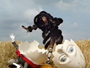 Tim Walker, Karlie Kloss and Broken Humpty Dumpty, 2011. Rye, East Sussex. Tim Walker, Karlie Kloss and Broken Humpty Dumpty, 2011. Rye, East Sussex.