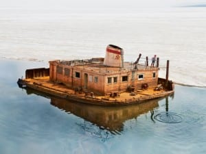 Evgenia Arbugaeva. Rusty Barge. Tiksi.