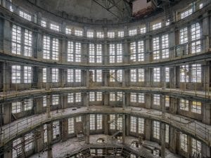 Romain Thiery, <i>Serie YOU ARE STILL HUNTING ME, Occulus Tower,</i> Italy, 2017.