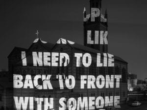 <i>Xenon for Berlin</i>, 2001. © 2001 Jenny Holzer, member Artists Rights Society (ARS), NY Photo: Attilio Maranzano.