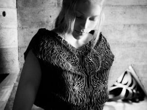 Julia Körner | Hymenium Jacket. Photography: Ger Ger. Model: Mathilda Tolvanen @ Photogenics LA.