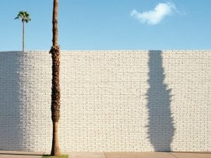 George Byrne, detail of <i>Palm Springs #1,</i> 2016.