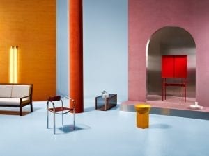 Elena Mora, <i>Special about German Design</i>. Editorial for <i>Wallpaper* Magazine.</i> Photo: Oliver Schwarzwald. Courtesy of Elena Mora.