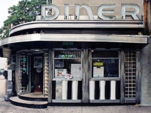 James & Karla Murray, Cheyenne Diner, Manhattan, 2004. From STORE FRONT – The Disappearing Face of New York.
