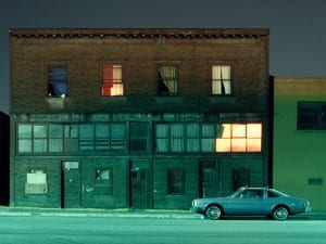 Greg Girard, Building and Car, Franklin Street, 1981.